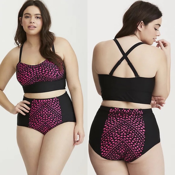 torrid Other - Torrid | Laser Cut Bandeau Bikini Set